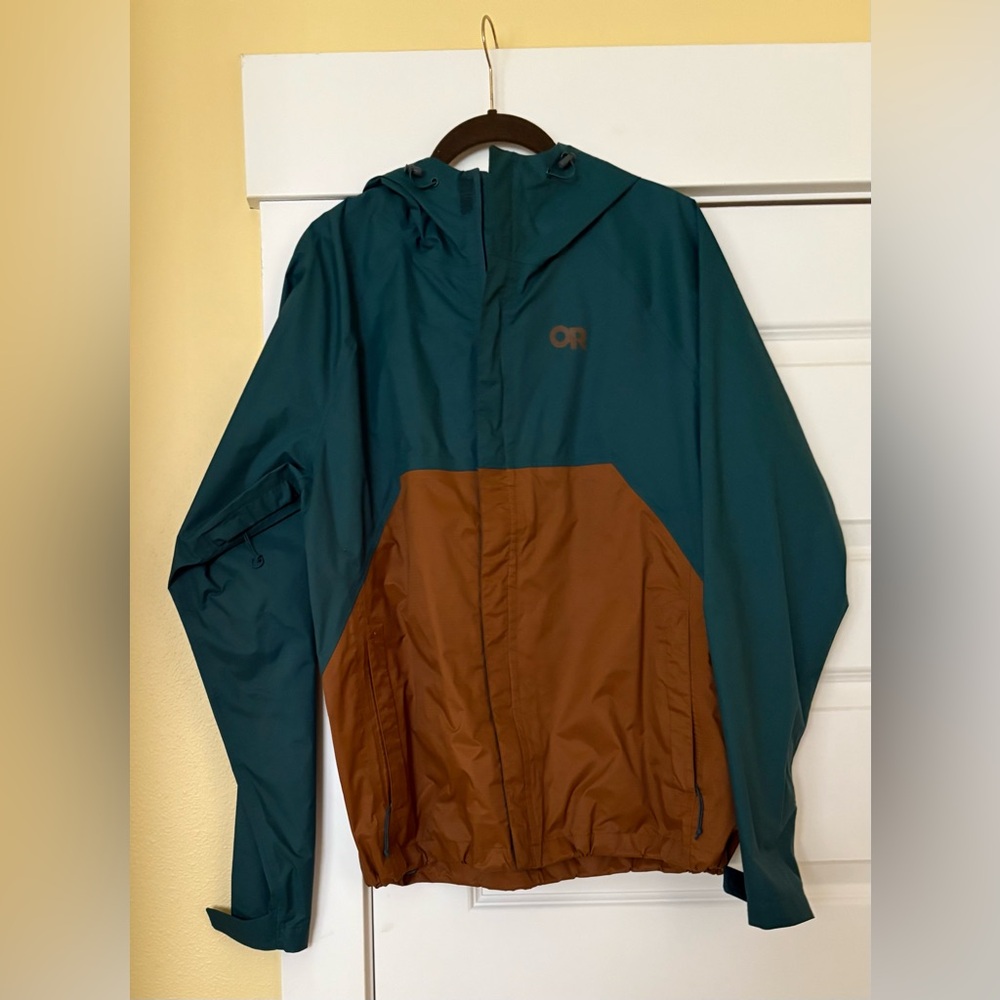 Outdoor Research Teal and Brown Jacket